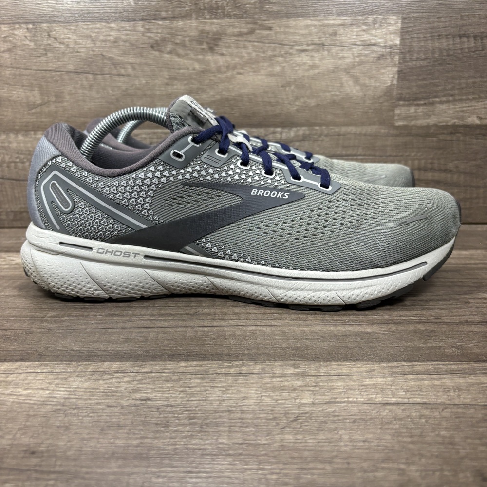 Brooks Ghost 14 Gray Mens US Size 11.5 Narrow EUR 45.5 1103691B067 Running Shoes